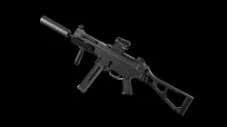 Tactical SMG Heckler and Koch UMP 45 ACP Low-poly 3D model