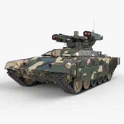 Tank Terminator BMPT 72 Camouflage 3D model