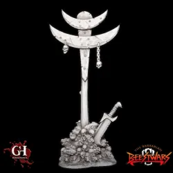 Terrain 09: Clovis totem territory marker (for Minotaurs) presupported.