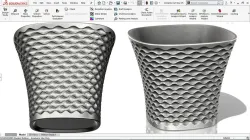 Textured Vase + Video Tutorial