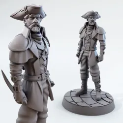 The Gentleman Bandit | RPG Mini for 32mm Tabletop Games