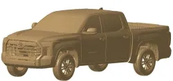 Toyota Tundra SR5 Crewmax 55 2022 Vehicle 3d scan model  3D model