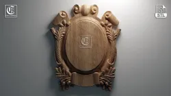 Trophy Mounting Plaque 8 - 3D STL Files for CNC  3D print model