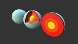 Uranus Planet Low-poly 3D model