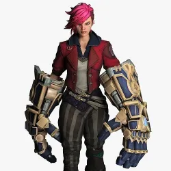 Vi League of legends Arcane Low-poly 3D model