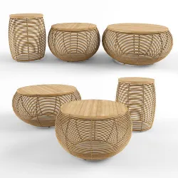 Vivi Basket Coffee Table Vincent Sheppard 3D model