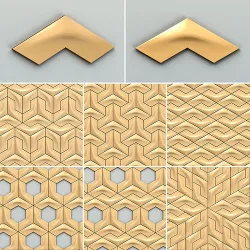 Wall panel 029 3D model