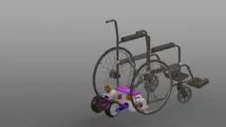 Wheel Chair 3D printed  accessory