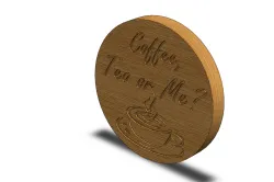 WOOD COASTER | CAD to GCode