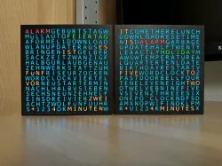 WordClock 16x16 LED matrix