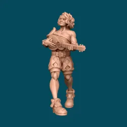 Ylla, a wood elf barbarian