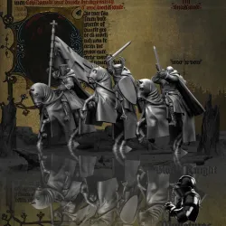 13th century - Mounted Teutonic Knights - Command Group