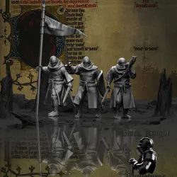 13th century - Teutonic Sergeants - Command Group - x 3