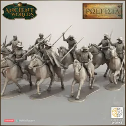 28mm multipart Greek light cavalry (Thessalian)