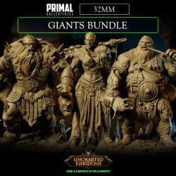 3 miniatures - 32mm - Giants Bundle - Uncharted Kingdoms