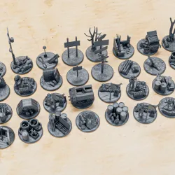 38 Objective markers for Bolt Action (diameter 40mm) (scale 1:56)