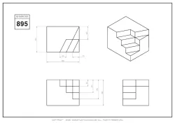 3D CAD Exercises PRACTICE 895 (CATIA)