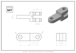 3D CAD Exercises PRACTICE 947 (CATIA)