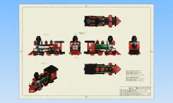 71044 Disney Train complete