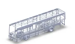Alumunium bus frame