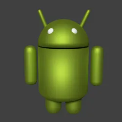 Android Bot 3D Model - Ready for Your Touch!