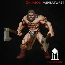 Barbarian with dual axe