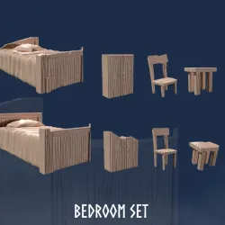 Bedroom Set (8 Models) - Bed - Tavern - Beds - Bed Set - Master Bed - Bed - Beds - Tavern Bed - Tavern Set - Beds - Bed Room - Bedroom