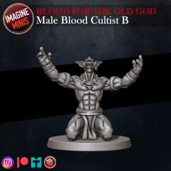 Blood For The Old God - Male Blood Cultist B