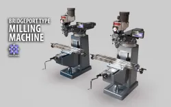 BRIDGEPORT TYPE MILLING MACHINE