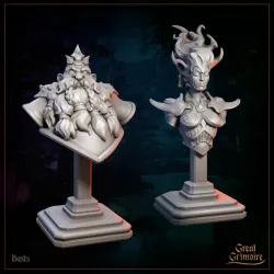 Bust of Aurora  and Glimmer
