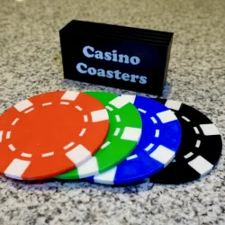 Casino Coasters (Drink Coaster Set)