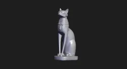 Cat--3D Scanned by Revopoint MIRACO 3D Scanner