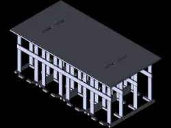 Cement block mold