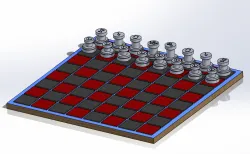 Chess Board Assembly
