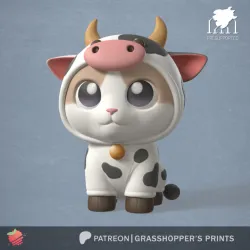 COSTUMED CAT COW