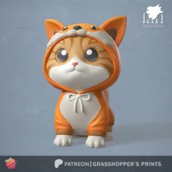 COSTUMED CAT FOX