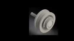 Crane trolley drive wheel
