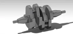 Crankshaft 3D model