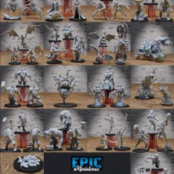 Deep Dark Caves Set / Underground & Dark Elf Encounter / Cave City Collection / Pre-Supported