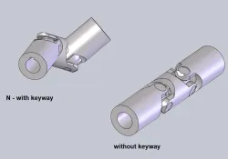 DIN 808 Double Universal joint