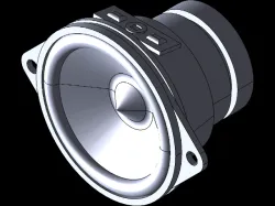 Extracted Logitech X530 Speaker Chassis rebuild for DIY BT Speaker