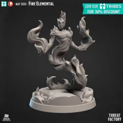 Fire elemental D (M and L size)