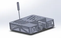 FPV cam holder for head and weight reduction