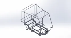 Frame of a Three Wheeler
