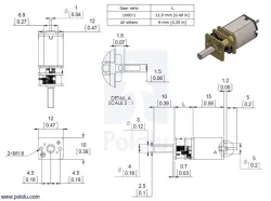 Gear Motor / Redüktörlü DC Motor