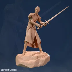 Githyanki Fighter - Githyanki Warrior - Vampire - Warrior - Fighter - Male - Githyanki Knight - Hero Character