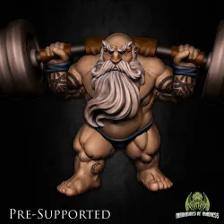 Herseck Hillbuckle  [PRE-SUPPORTED] Bodybuilder Dwarf Powerlifter