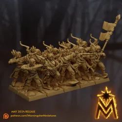 High Elf Queen's Guard | 32mm Scale Presupported Miniatures