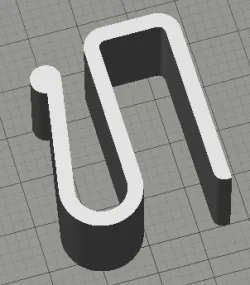 Ice rink glass clip