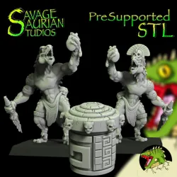 Iguanisaur Heart Render - Lizardmen